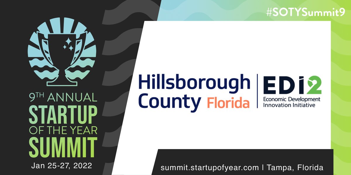 StartupofYear's tweet photo. By strengthening the services and resources that directly support entrepreneurs, @HillsboroughFL #EDi2 is growing tech innovation startups, jobs & private investment.
Thank you for your @StartupofYear Summit sponsorship! https://t.co/hWQR0BE8cJ
@EmbarcCollectiv @establishedus https://t.co/jKzzd9q5K1