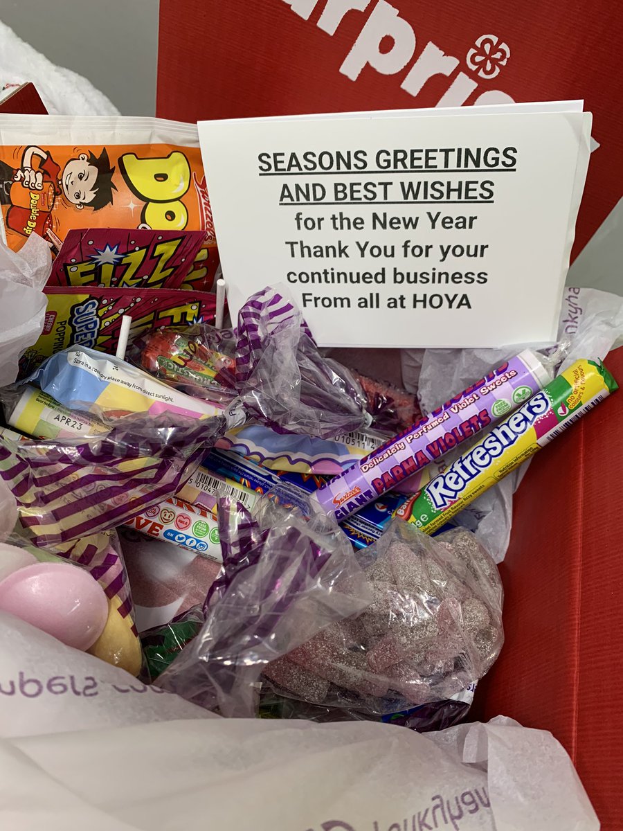 Not only do we have lovely customers,we have lovely suppliers too! Thank you <a href="/Hoya_UK/">HOYA</a> for our <a href="/Funkyhampers/">Funky Hampers UK®</a> 
#timetodigouttheelasticatedwaisttrousers