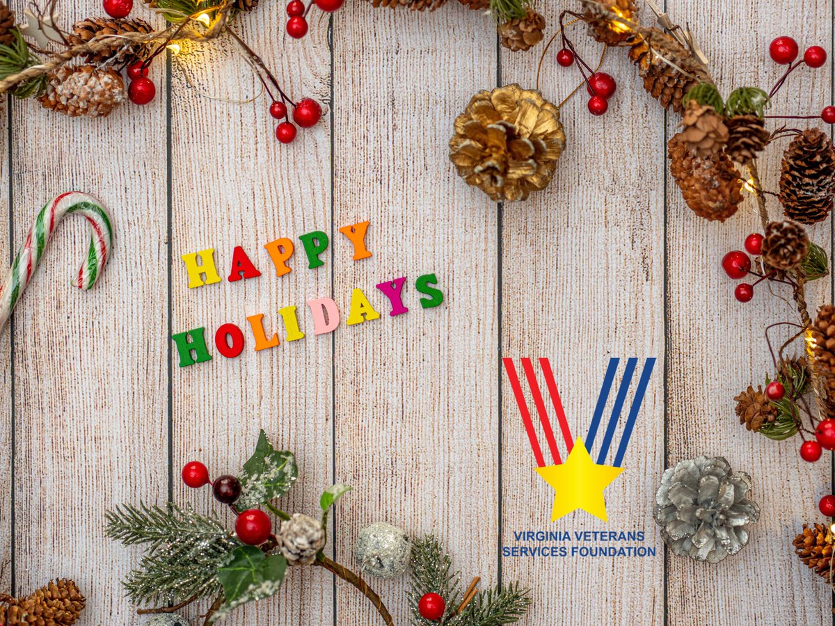 May your days be filled with peace, hope, and joy this holiday season. 
As always, thank you for your support of our Virginia veterans and their families.
#virginia #veterans #HappyHolidays2021
