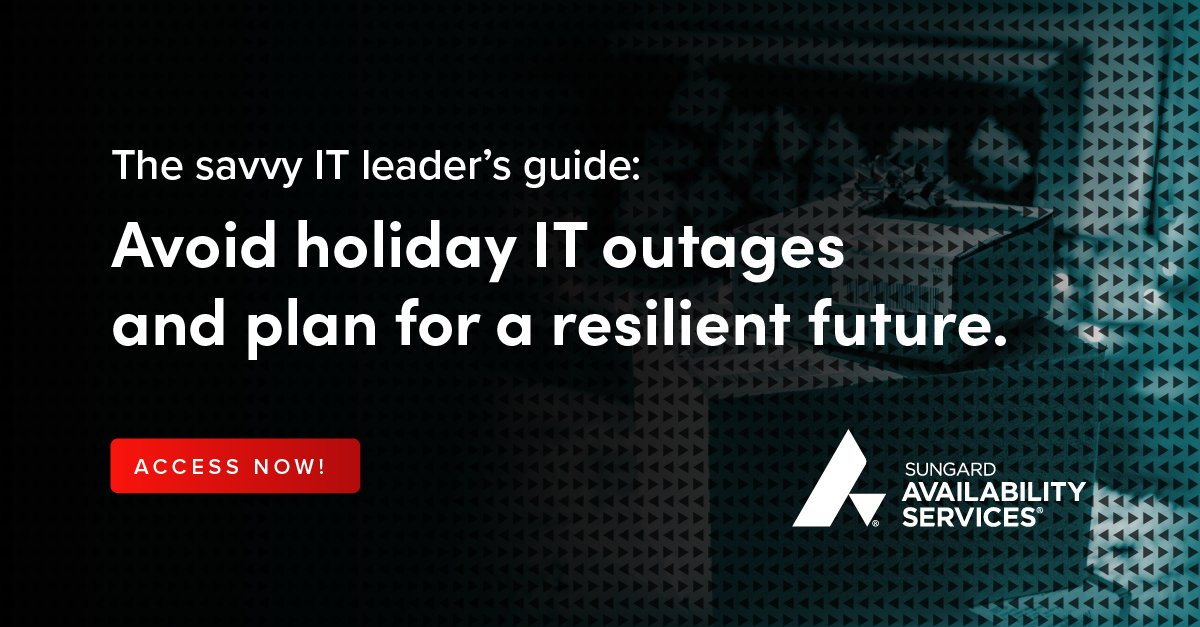 Don’t let your steady but unreliable infrastructure impact your customers’ wish lists. Or holiday plans. Access the savvy IT leader’s guide to learn how to avoid holiday IT outages and plan for a resilient future: ow.ly/LKtL50HgM1w