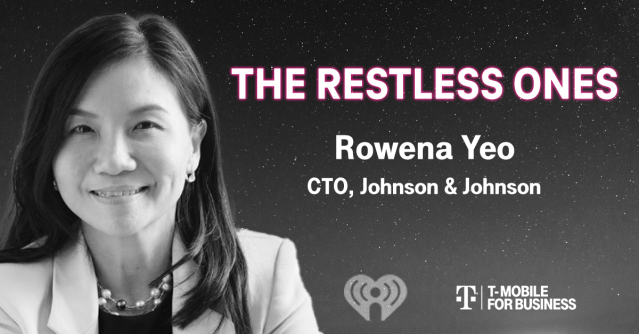 #AR and #VR are becoming important tools in #healthcare. Jonathan Strickland speaks with J&J CTO Rowena Yeo about virtual training thanks to #5G. Listen to Episode 17 of #TheRestlessOnes, our collaboration with @iHeartRadio. t-mo.co/32lt0we