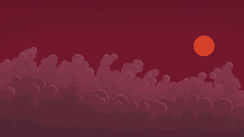 GreaseFireJP's tweet photo. Cloudscapes are one of my favorites || SlingStar

#gamedev #pixelart #solodev #indiegame #aseprite #unity3d https://t.co/xbYhqI6hOb
