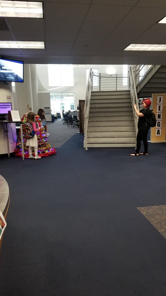 LSCCYFLibrary's tweet photo. Stop by the #library and stock up on holiday entertainment and take advantage of our holiday photo ops! #ReindeerReadingTrailCYF #BookTreeCYF #cyfairlibrary #lsccyfairlibrary #harriscountypl https://t.co/fSi3J6LtBh
