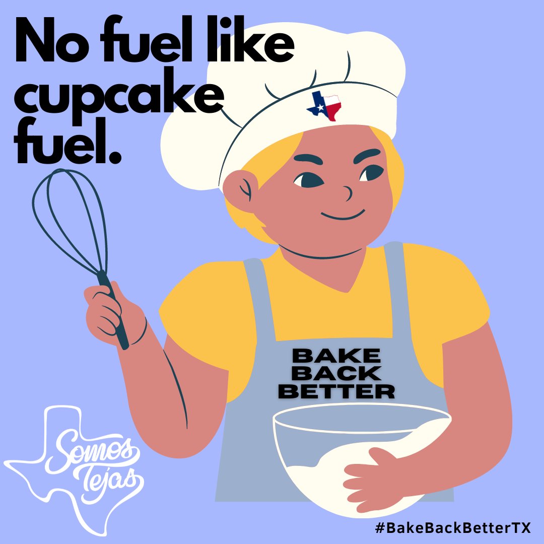 BakeTexasBlue's tweet photo. When you donate to @SomosTejas, you’ll get FOUR Churro Cupcakes with Buttercream Frosting & Cinnamon Sugar on top!
Join #BakeBackBetterTX in our campaign supporting @SomosTejas
It’s Easy-Peasy!
1. Donate to @SomosTejas
2. Cupcakes are delivered to you
3. Enjoy!
#Homemade
💛💙 https://t.co/F9ON7Qqtjy
