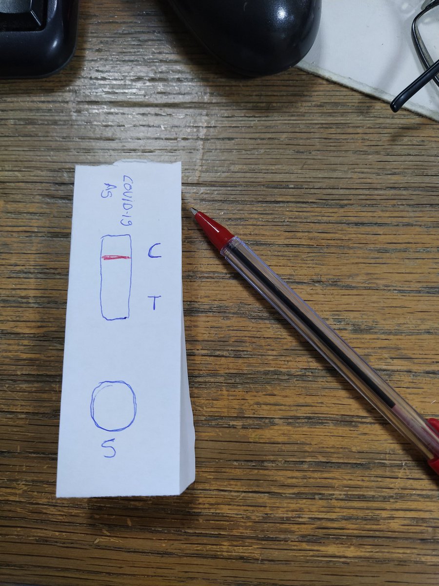 Fui a la farmacia a por el test de Ayuso y me dieron esto. CCAA Positivo #coronavirus