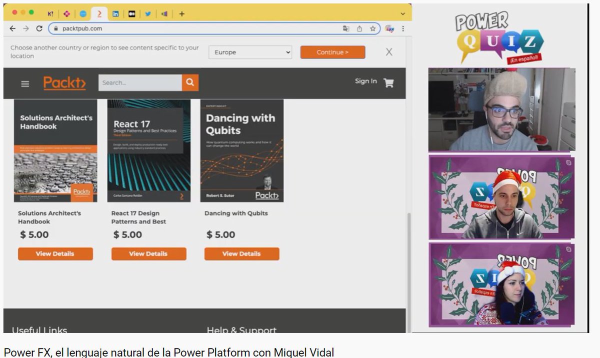 ¡Estamos en directo con <a href="/mvidal365/">Miquel Vidal</a> ! Aprende sobre #PowerFx mientras participas en nuestro concurso <a href="/powerquizzesp/">⚡ Power Quizz en español⚡</a> : youtube.com/watch?v=XCiw94…