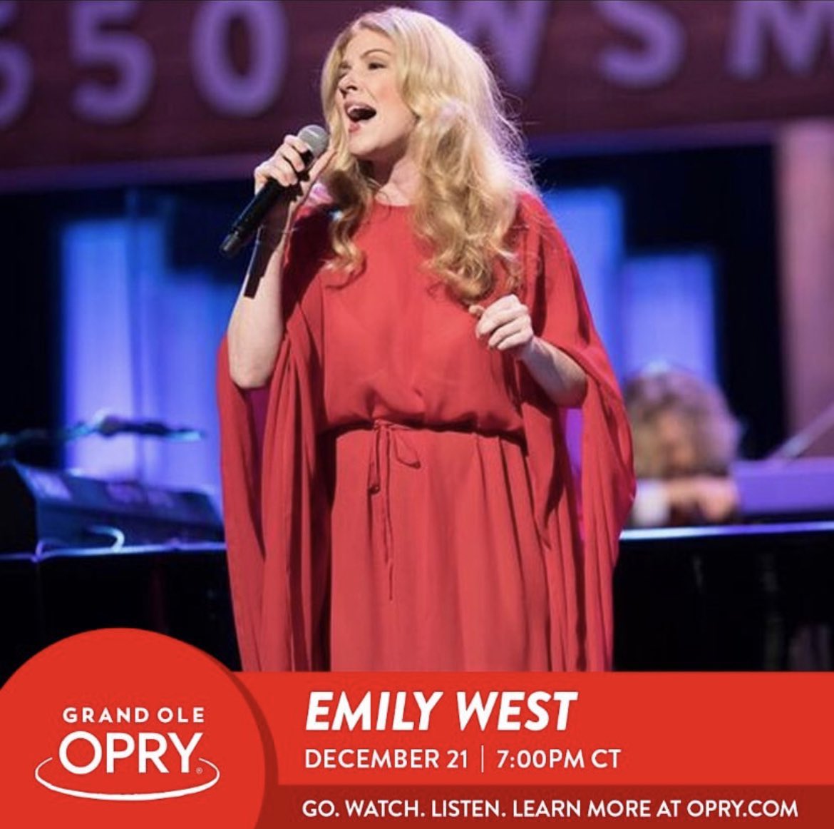 Tonight. 7pm CST. Philip duets with the magical #EmilyWest, Live &amp; In-Person at the Grand Ole <a href="/opry/">Grand Ole Opry</a>. Holiday Spirit Is High! #EmilyWest #GrandOleOpry #FirstTimer #Nashville #MusicRow