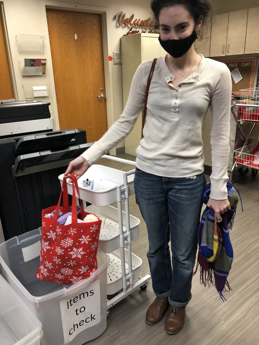 Dropping off our baby hat donations today from <a href="/mchsmustangs/">Middle Creek HS</a> Crochet Club. We donated 46 baby hats for premature babies today!