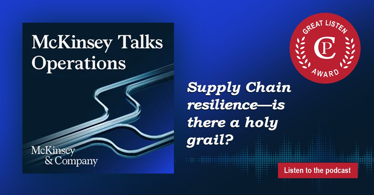 At Clarendon Partners, we continuously read &amp; write articles on valuable perspectives on thought provoking business topics, including curating articles from big thinkers outside of our organization, which we call Great Reads or in this case, Great Listen

podcasts.apple.com/us/podcast/mck…