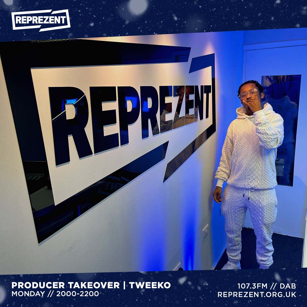 2000-2200

<a href="/TweekoMixedThis/">Ay Tweeko Mixed This.. ISC❄️📲💽</a> keeping you company for the next two hours🔥

Playing big tunes &amp; Cold Room Freestyles❄️

Joined by N15 D ROSE ✅

107.3FM | DAB | REPREZENT.ORG.UK
