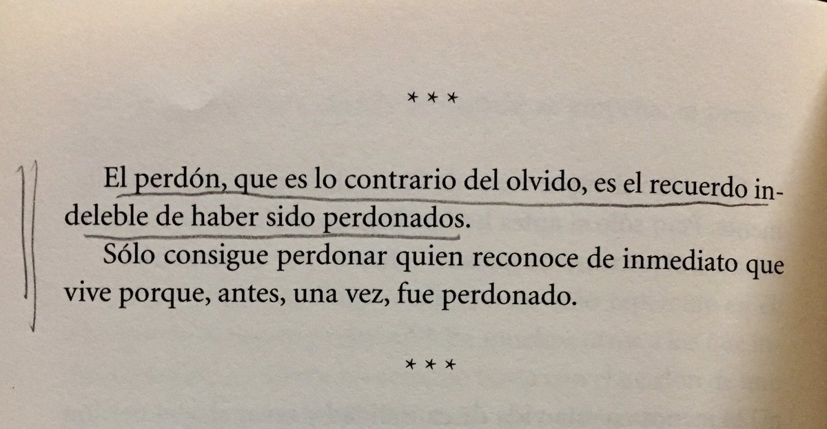 cperezl19's tweet photo. “El perdón es lo contrario del olvido...”, José Mateos https://t.co/jcn08CIqyE
