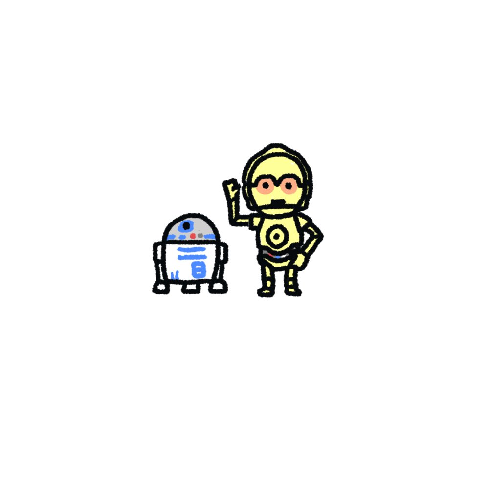 Nelly Sur Twitter C3po R2d2 Dtkc イラスト ゆるいイラスト スターウォーズ Disney T Co 7dhrcax07m Twitter