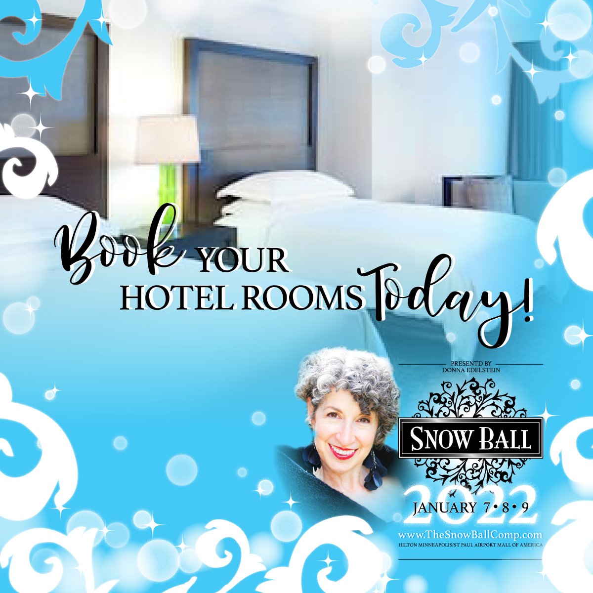 SnowBallDance's tweet photo. Only 2 more days to enter Snow Ball 2022!
Entry deadline: Dec 23! Register today https://t.co/W2fw7lxmWp 
And book your hotel rooms! https://t.co/bM2n0mj7lJ
#wepamperourdancers #wellwarmyourheart #danceshopplay
#ballroomdancesport #ballroomdancers #ballroomdance https://t.co/C1ePnexWYy