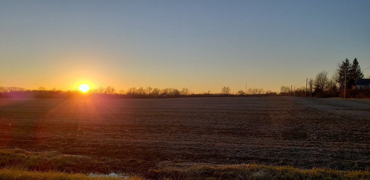 #FirstDayOfWinter sunset. #ohwx Farmersville Oh @JamieJarosik