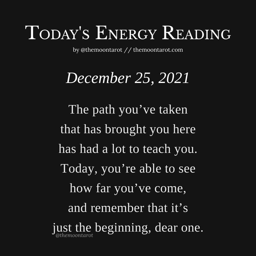 themoontarot_'s tweet photo. Today's Energy Reading: December 25th, 2021 https://t.co/KvGqZSnvVh