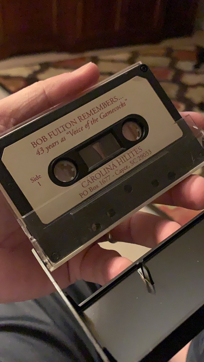 ReadyOneTakeTwo's tweet photo. Just found this bad boy in my entertainment center… Gotta digitize it and I’ll be willing to share, if anyone is interested. #Gamecocks #TheVoice #BobFulton https://t.co/Qwcgy13eEg