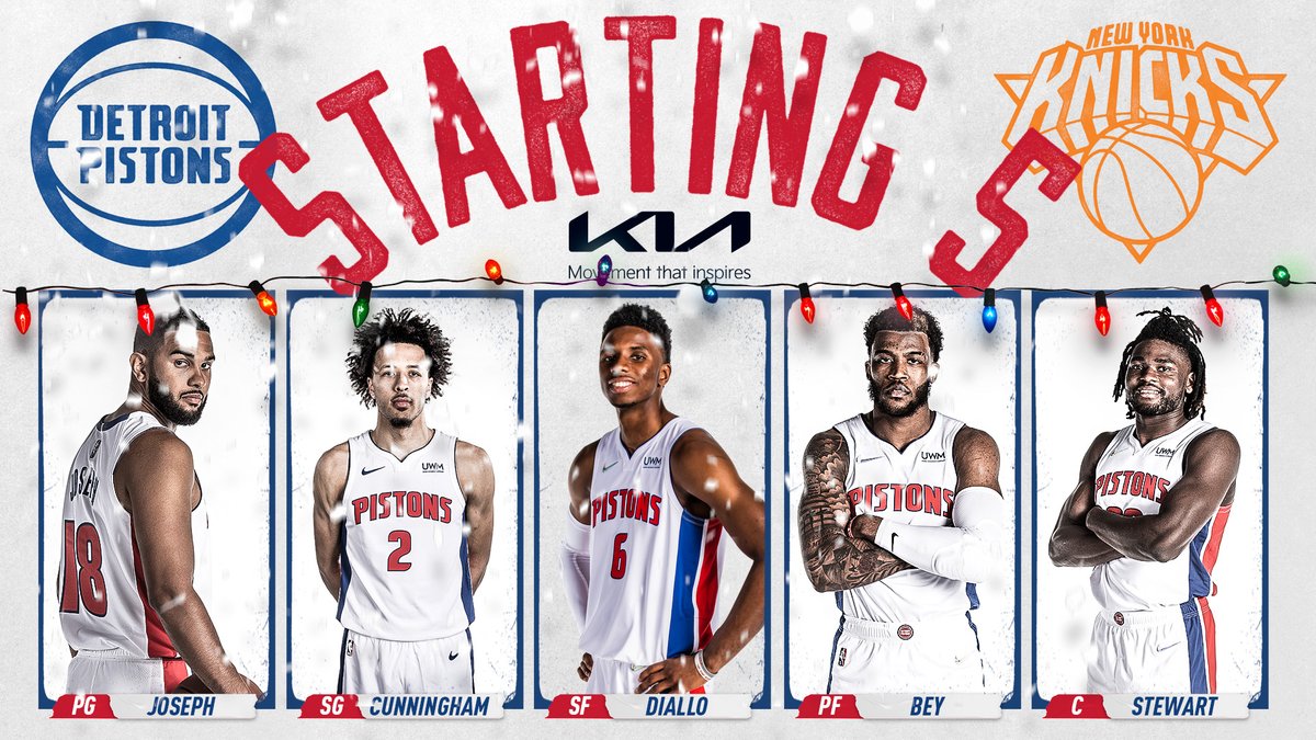 Pistons vs. Knicks Playbyplay, highlights and reactions HoopsHype
