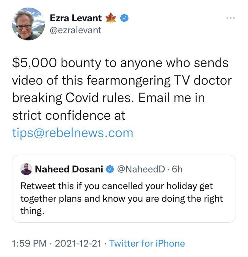 AmitAryaMD's tweet photo. I'm shocked to see that health workers like @NaheedD who have gone through so much in this pandemic are now facing violent threats.

These threats are unacceptable &amp; must be strongly condemned by health leaders, politicians &amp; anyone who cares about the safety of our communities. https://t.co/Peu7prFpzg