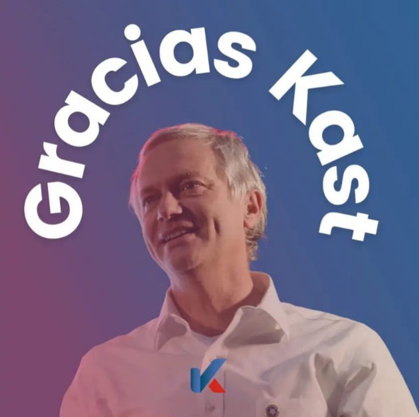 jakastadriasola's tweet photo. En octubre de 2020 sacamos el 22%.
En mayo de 2021 no llegamos al 1/3 en convencionales y las municipales fueron una debacle.
En Chile hay un solo gobernador de derecha.
Sacar el 44% en esas circunstancias es épico, es un crecimiento que no se puede desconocer. #GraciasKast https://t.co/GiadqUhY23