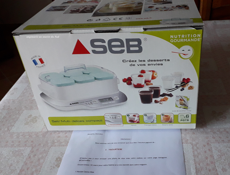 Bonsoir, aujourd'hui une jolie réception.

💚 Un gain grâce à un concours sur <a href="/casinomax/">Bob McLaughlin</a> 💚 que je remercie 💚

Bonne soirée à toutes, prenez bien soin de vous 😘💕

#gainconcours #casinomax #yaourtieremultidelice #fabricationfrançaise