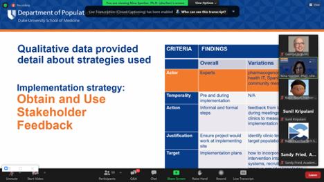 IGNITEgenomics's tweet photo. #ICYMI: Nina Sperber, PhD (@nsperber) on recommendations for implementation of science-based tools to identify and specify core strategies for integrating genomic medicine into health care delivery. #DIScience21 https://t.co/T6Ff1R8KjC