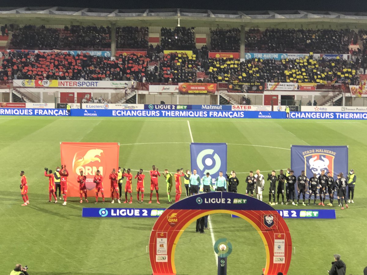 DavidLamiray's tweet image. Présent pour la @MetropoleRouenN avec plus de 5000 spectateurs à #Diochon pour le derby Normand avec @QRM face à @SMCaen.
#GoQRM