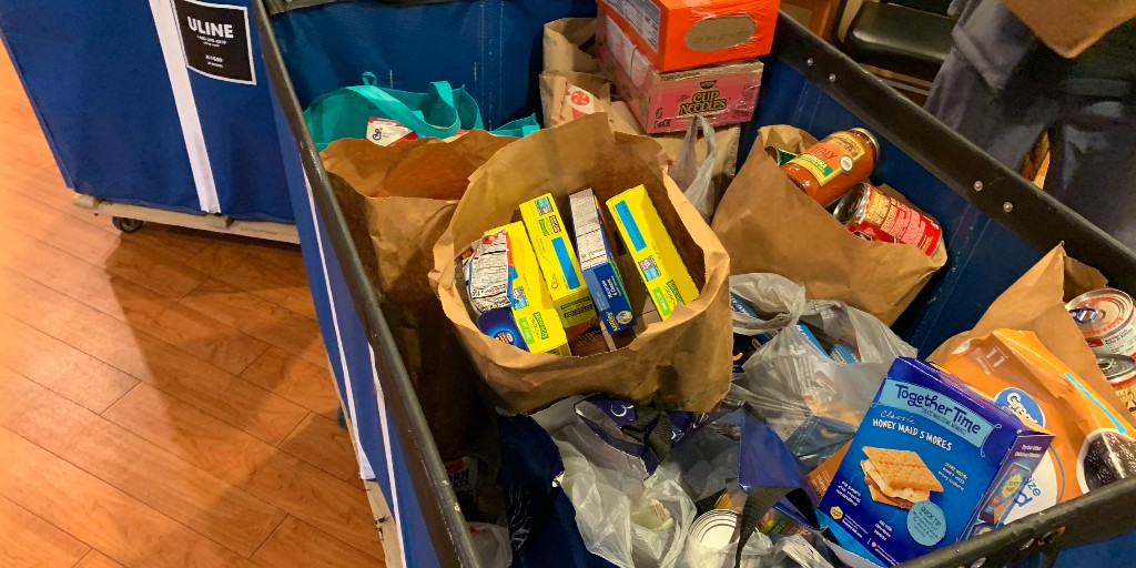 empathhealth's tweet photo. Thank you to everyone for supporting the #EmpathHonors food drive benefitting Bay Pines VA Healthcare System food pantry. Today, we delivered the last of the estimated 2,000 lbs. of food donations. #ThankYou #WeHonorVeterans  #WHV #TeamEmpath https://t.co/v358WtoKnW