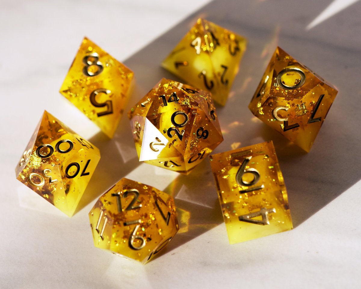 dispeldice's tweet photo. Lemon Meringue🍋

We're out of these tart little gems but we will be restocking as soon as we can! When you get it, remember they are 100% inedible :D

Sign up for the mailing list and you'll get alerts when we get them back in: https://t.co/g7odl3d5Cc! #dice #ttrpg #dnd https://t.co/KNNoFjKpoP