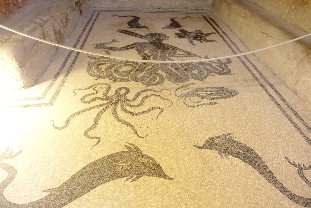 mariajosanchis's tweet photo. Les termes per a dones a #Ercolano, ciutat que, com Pompeia, també va quedar soterrada per les emanacions del Vesuvi el 79 d.C.
Amb zona per a deixar les seues pertinences (amb perxers,prestatges,calaixeres...) abans d'entrar a les diferents estances dels banys💧
#Ercolanoscavi https://t.co/k3w5K5yut8