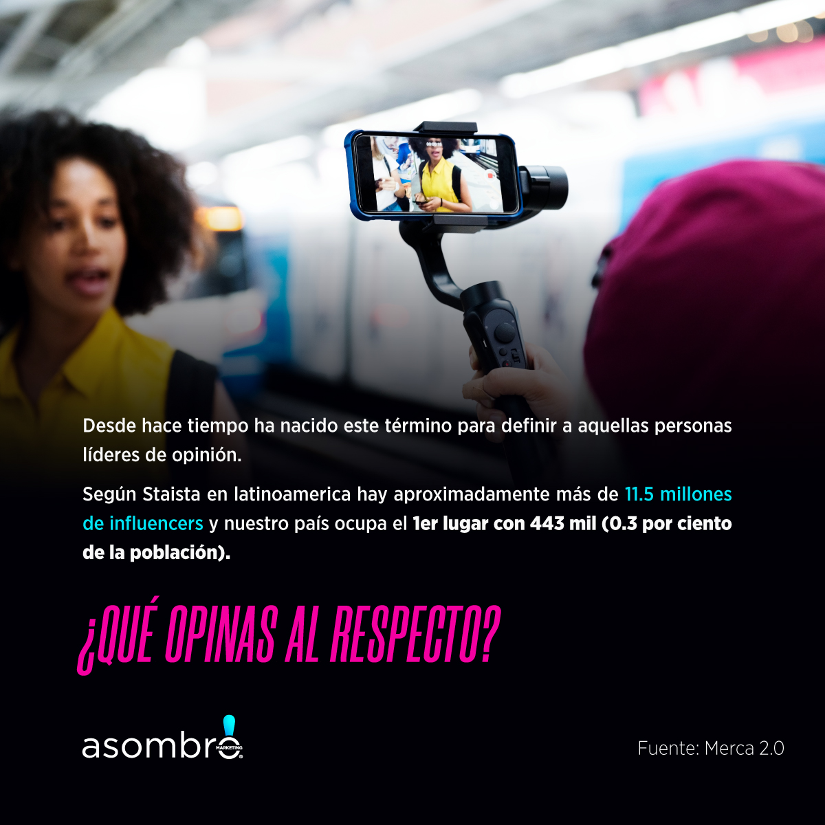 AsombroMKT's tweet photo. ¿Qué opinas sobre este tema? 🤔
¿Qué regularías con los influencers?
#AsombroBlog #SomosAsombro #AsombroMarketing https://t.co/KbGSwozcpw