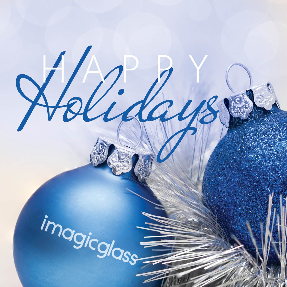 ImagicGlass's tweet photo. As this year comes to a close we want to take this time to send all of our customers, colleagues and friends well wishes for the holidays. Thank you for your continued support and business. We appreciate each and everyone of you. https://t.co/HI1pMiTgIQ