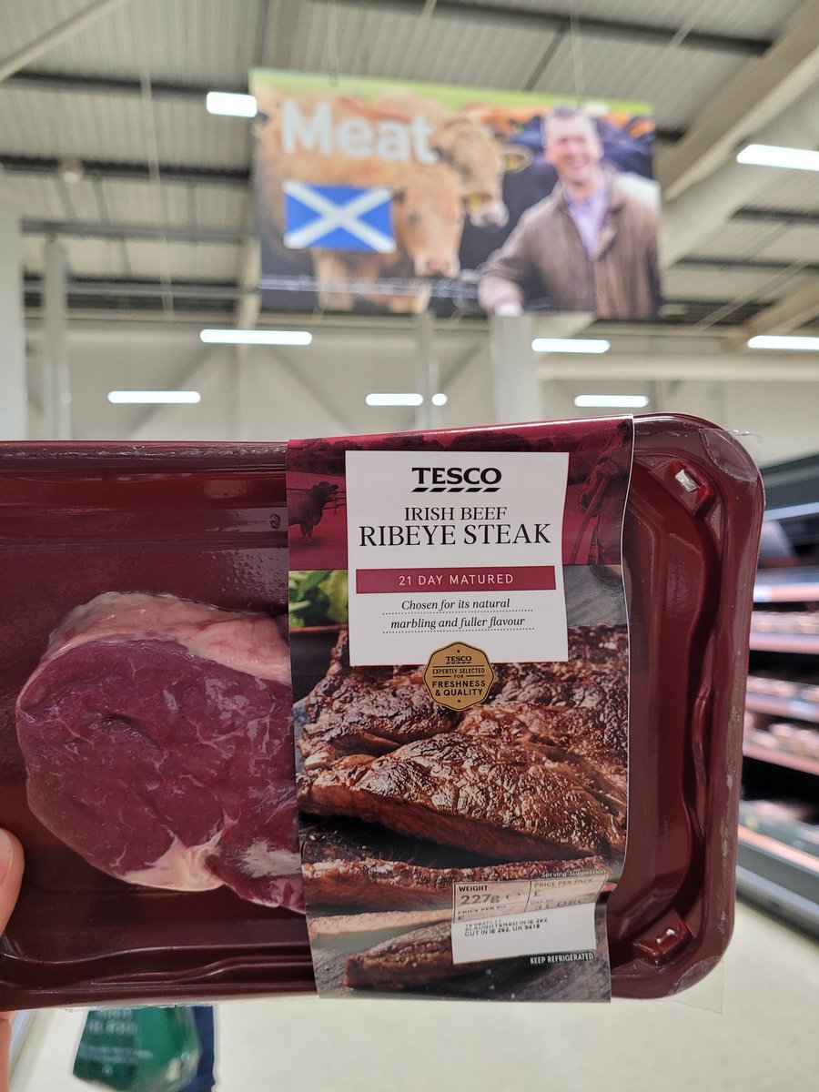 You're misleading customers @Tesco as not a 🏴󠁧󠁢󠁳󠁣󠁴󠁿 beef or 🏴󠁧󠁢󠁳󠁣󠁴󠁿 lamb product in sight in your biggest & one of your busiest stores at Silverburn. Not only a lack of loyalty to Scottish farmers but a missed opportunity to showcase our fantastic home reared meat during Christmas!