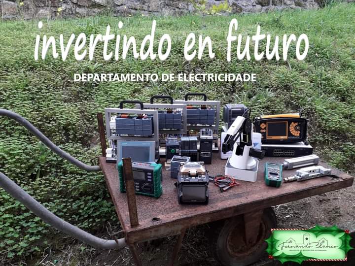 IesCiclos's tweet photo. DEPARTAMENTO DE ELECTRICIDADE E ELECTRÓNICA|  Esta é unha pequena mostra do material adquirido  polo Departamento  de #electricidade e #electrónica para  as prácticas do alumnado.

🙌 Invertindo en  futuro por e para os alumnos e alumnas!

#iesfernandoblanco #Electricidade  #fp https://t.co/HdQ9MJ9Lq2