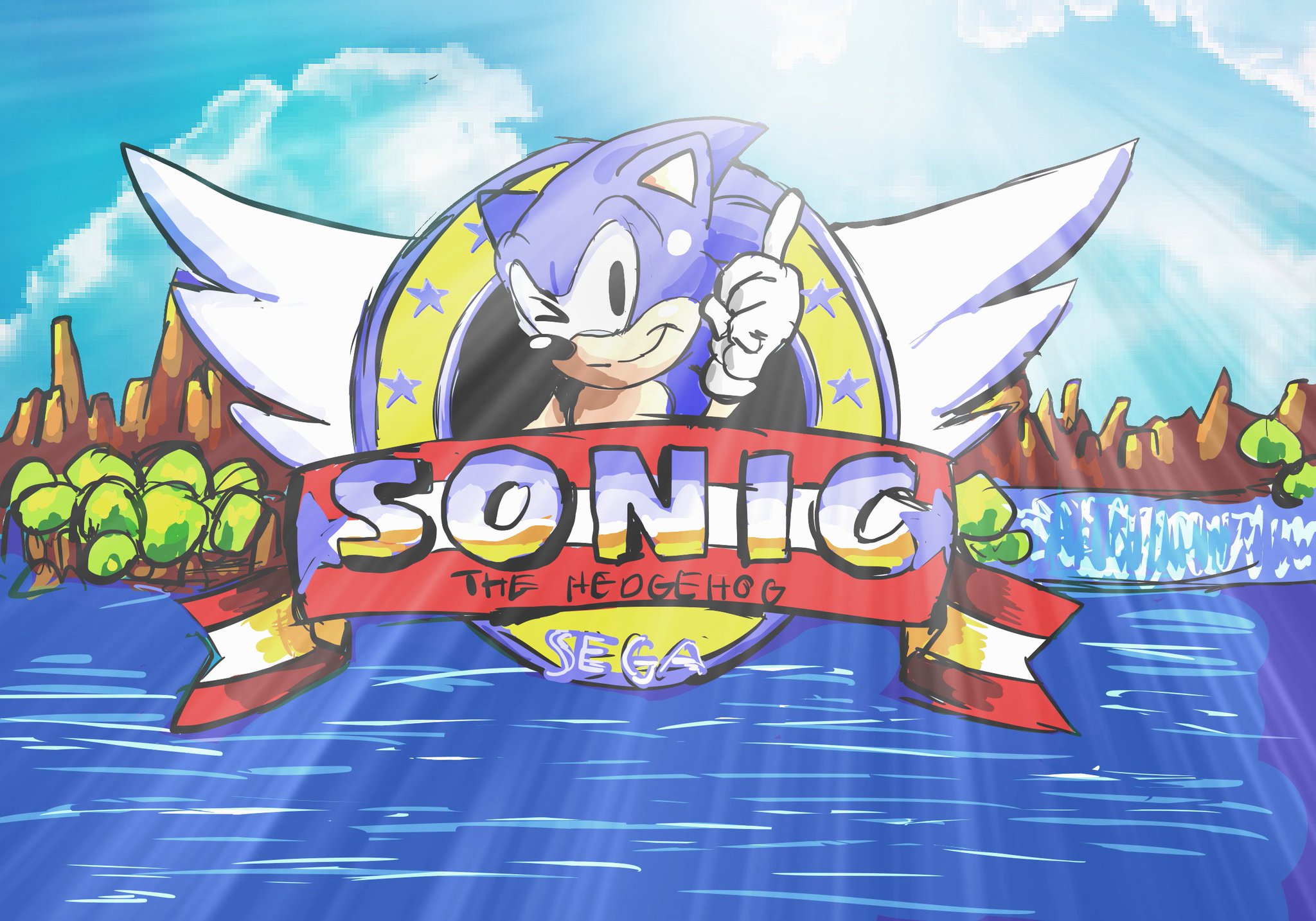 SwappyBlue🏎 Icon Commissions ON HOLD! 4/10 on X: hills act 1 - sonic.exe  2022 game concept  / X