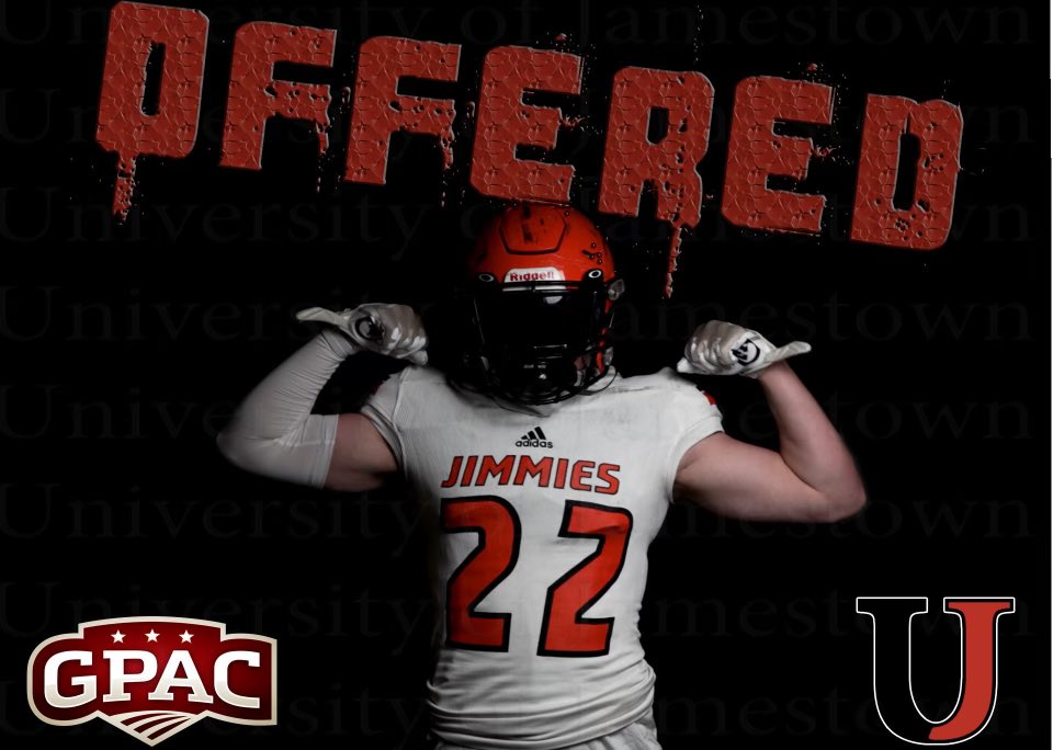 Aleem_Glass's tweet photo. After a talk with @CoachGreen314 I’m am blessed to receive an offer from The University of Jamestown! @THECoachKdub https://t.co/vLyr2LSxaO