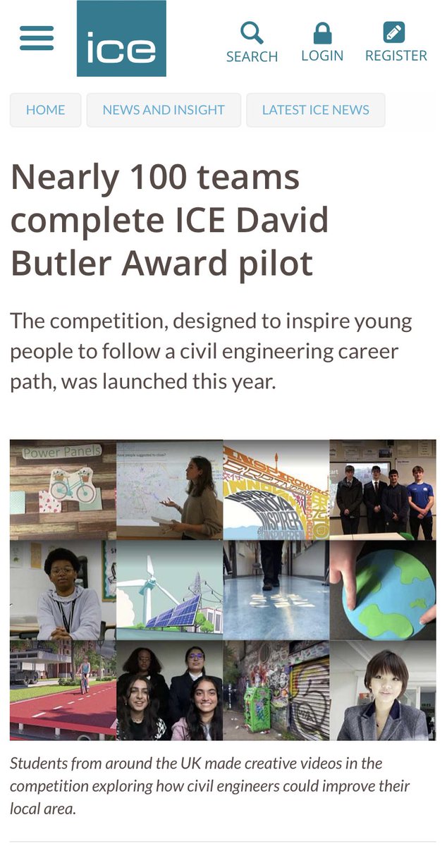 We made the front page of the website… 😁😁