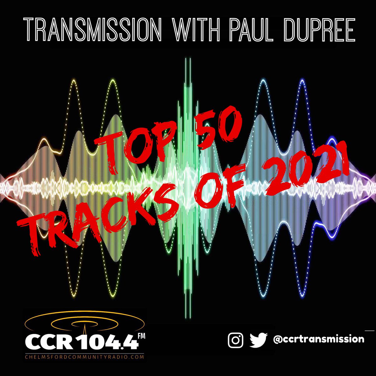 This year's Top 50 tracks as voted for by listeners and music-makers from Transmission's shortlist of global tracks this Wednesday from 7pm, including the top 20 local tracks from votes of the show's independent jury. <a href="/ChelmsfordCR/">CCR Online & 104.4FM</a> <a href="/LongyMusic/">Longy</a> <a href="/dr_peel2/">Dr. Peel</a> <a href="/NeonGru/">Neon Gru</a>