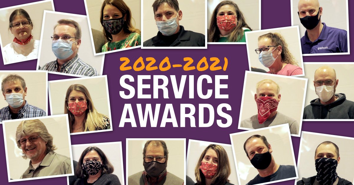 graphcominc's tweet image. Whether it's 5 or 35 years, these team members have devoted their careers to our clients, our culture, and our values. Thank you, and congrats on these exciting milestone anniversaries! #TeamLove #PoweredbyGraphcom #Anniversary