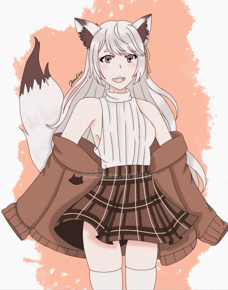 oceanartistic's tweet image. Winter fox 😳💕
#foxplushy #foxplushyart @foxplushy