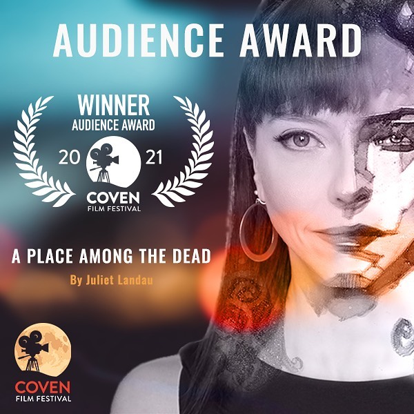 julietlandau's tweet photo. YAY!!!!! BEST CHRISTMAS PRESENT!!! Thank you @covenfilmfest, thank you amazing audience and thank you brilliant A PLACE AMONG THE DEAD-HEADS!!! You all RULE!!!!!!!!
We love you, Juliet and Dev https://t.co/ZqGkS7C0Cm