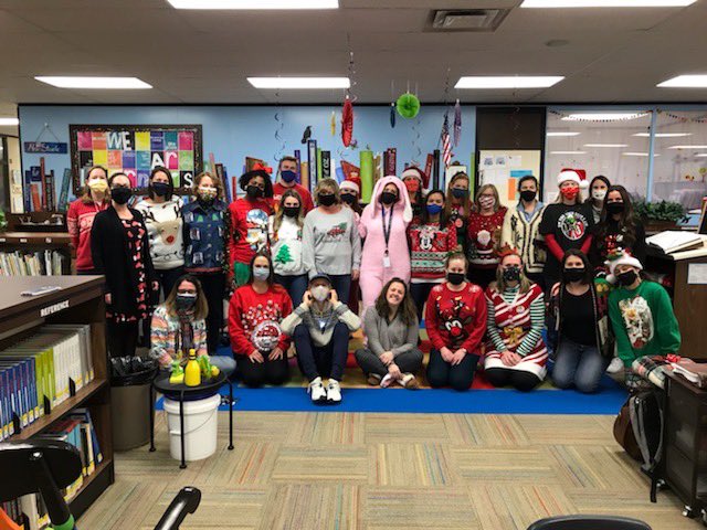 Annual staff holiday Ugly Sweater contest! #ItsWorthIt #HawkeyePride