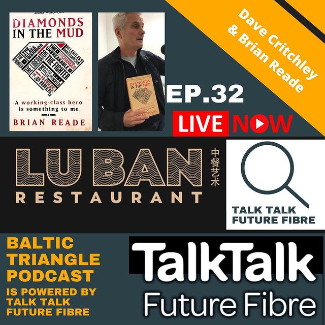 The new #BalticTrianglePodcast is live with the Mirror's Brian Reade on his CRACKING book about TRUE working class heroes &amp; Dave Critchley from the fab #LuBan restaurant in #itsLiverpool.

<a href="/TalkTalk/">TalkTalk</a> 
#TalkTalk  
#ad
#PoweredByFutureFibre
#FutureFibre
anchor.fm/baltic-triangl…