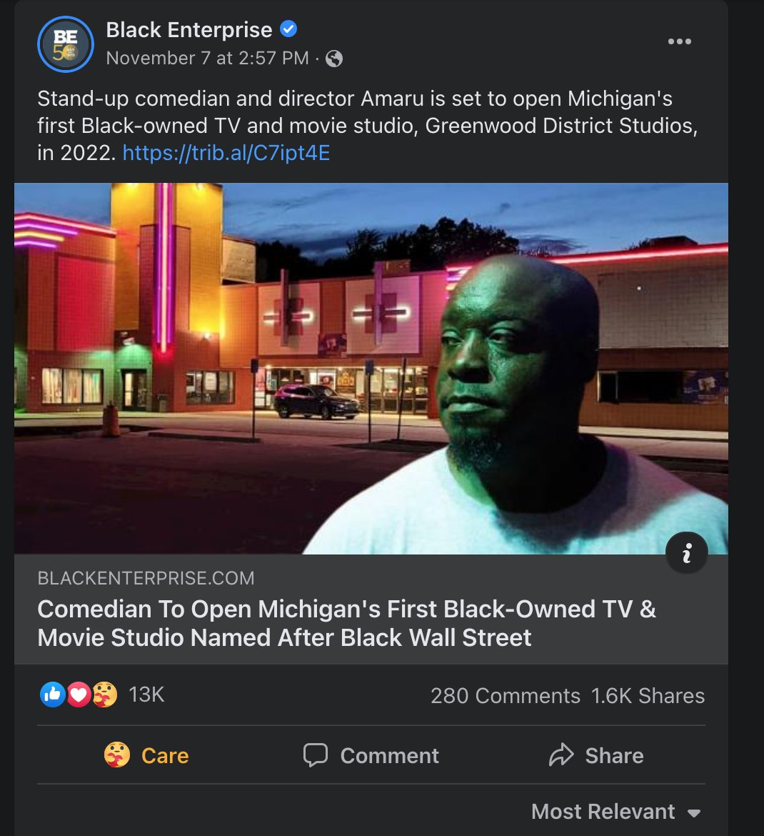 Greenwood_DS's tweet photo. Dear @DaveChappelle please come and perform at our black owned comedy club in Michigan. #FIFCC We made history but they don't want us here. #GDS Please and thank you! @therealamaru https://t.co/QcRelmg8So