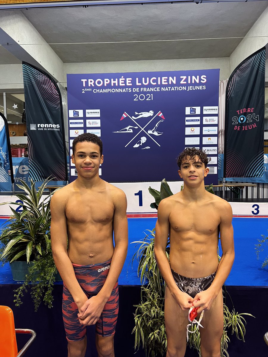NatationPaul's tweet photo. Allez les Jeunes 👏 Vadim Nkala-Liashchynski et Selmen Barka nous représentent au Trophée Lucien Zins, 🏊🏻‍♂️Championnat de France 🇫🇷 
GO GO GO 👊 Allez les gars ! 
@Pvalery75012 @FFNatation https://t.co/jeCrzY0SQU