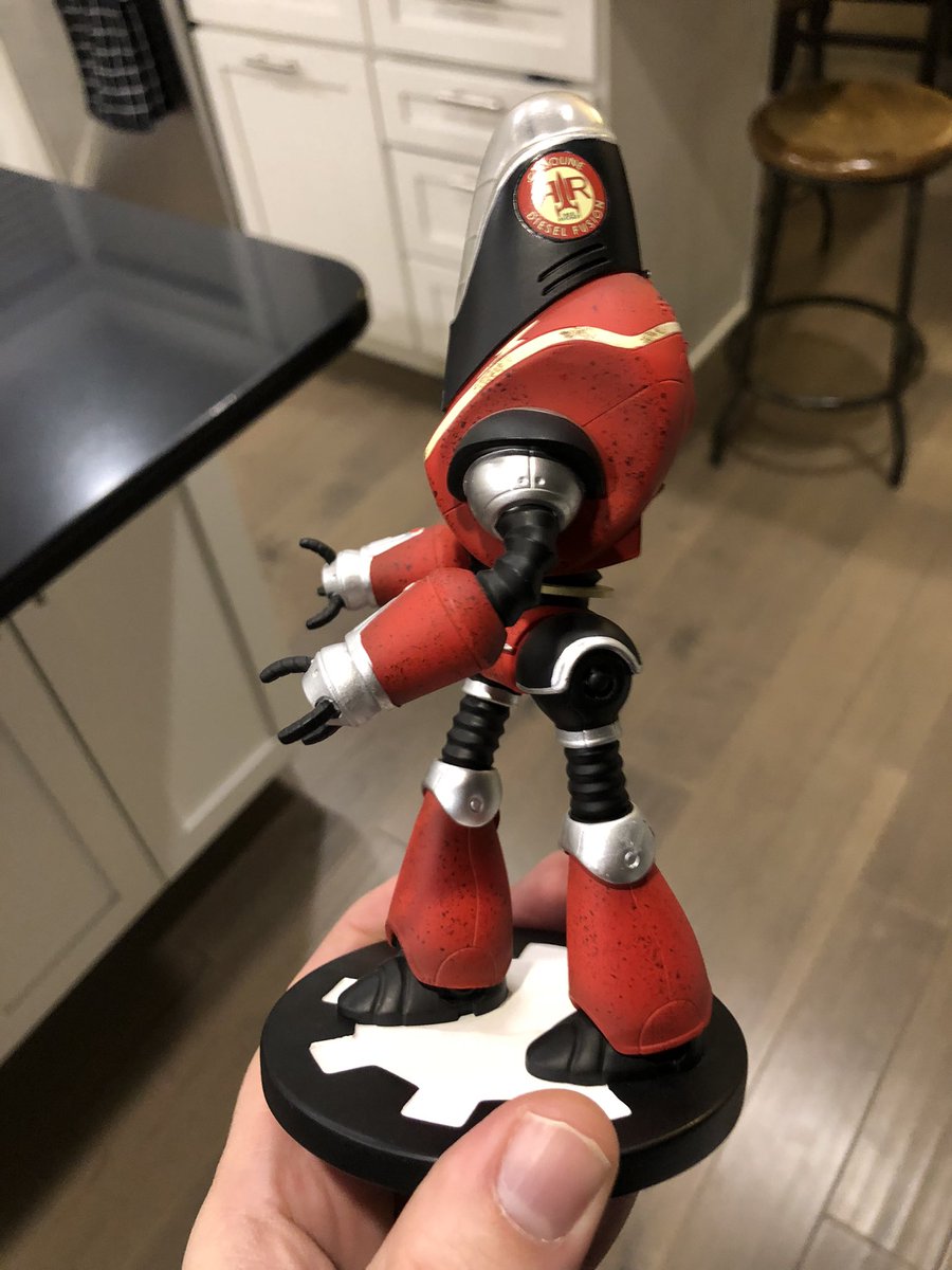 Just arrived from @BethesdaGear, my Red Rocket Protectron. 