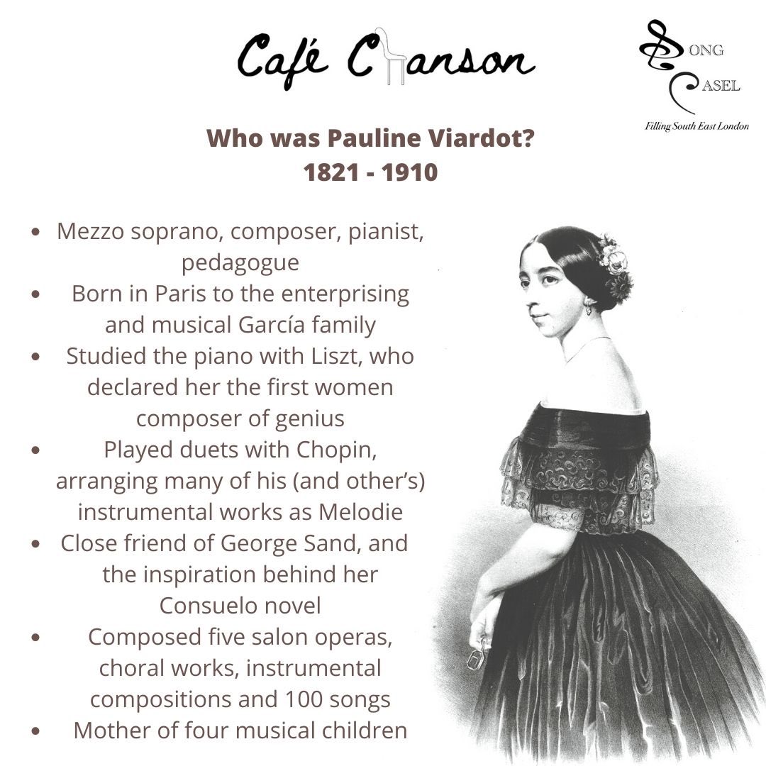 SongEasel's tweet photo. Wrapping up the Pauline Viardot year with two of her glorious songs, admirably delivered by @Huwmonren & @PianoLieder! https://t.co/cnijLMRQxm #frenchsong #melodie #cafechanson #liederland #songseries #song #viardot #madameviardot #singer #baritone #performance #london #catford https://t.co/AzbzoMj0BW