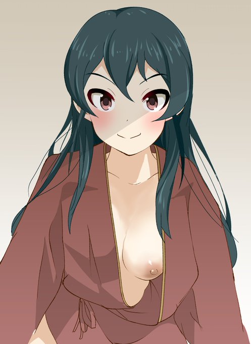 R-18
「おまたせっ」
温泉リゾート施設の館内着なイズミン 