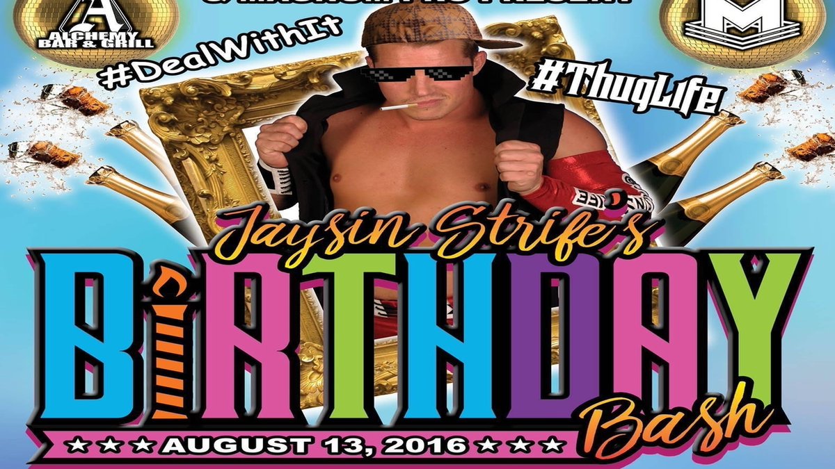 IWTV (@indiewrestling) on Twitter photo JUST ADDED
<a href="/MAGNUMWRESTLING/">MAGNUM WRESTLING</a> presents
Jaysin Strife's Birthday Bash!
Featuring
<a href="/justredwing/">Nate Redwing</a> v <a href="/NautilusGnB/">Shawn Nautilus/Gator</a>
<a href="/eldevante/">devinthømas</a> v <a href="/AfricaPrinceALI/">Abx</a> v <a href="/D_Peppercricket/">Donnie Peppercricket</a>
+ <a href="/SlaterApproved/">JC Slater</a> @CS_TimBoston @TheBadBoyBenson & more!
Watch it now
independentwrestling.tv/player/5D45Q1P… JUST ADDED
<a href="/MAGNUMWRESTLING/">MAGNUM WRESTLING</a> presents
Jaysin Strife's Birthday Bash!
Featuring
<a href="/justredwing/">Nate Redwing</a> v <a href="/NautilusGnB/">Shawn Nautilus/Gator</a>
<a href="/eldevante/">devinthømas</a> v <a href="/AfricaPrinceALI/">Abx</a> v <a href="/D_Peppercricket/">Donnie Peppercricket</a>
+ <a href="/SlaterApproved/">JC Slater</a> @CS_TimBoston @TheBadBoyBenson & more!
Watch it now
independentwrestling.tv/player/5D45Q1P…