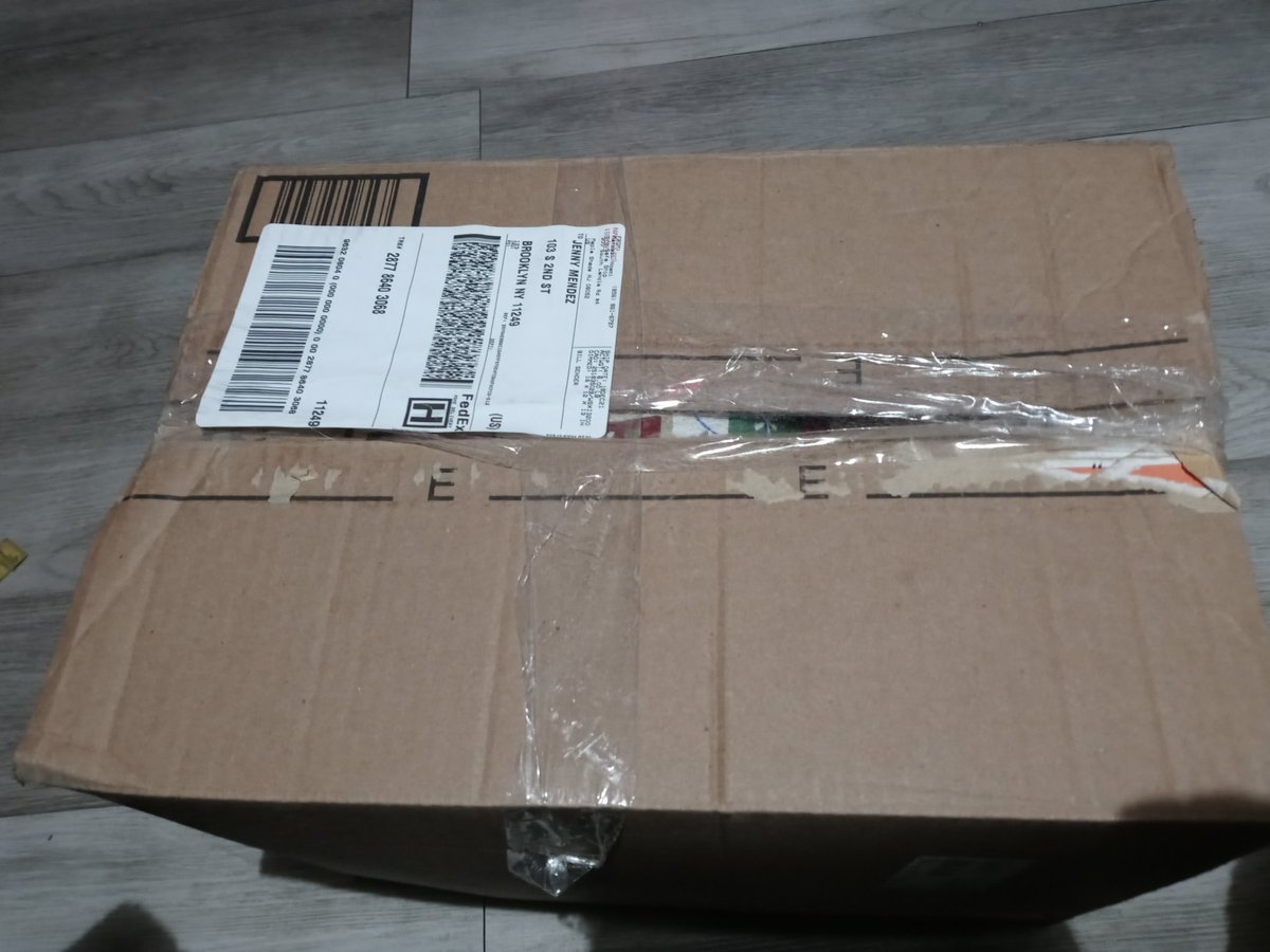 divinemsn's tweet photo. @FedExHelp I'm trying to get a hold of a human being at your business because someone openly tampered with two packages I sent my family today please see the pictures below https://t.co/xhkq33V6f4