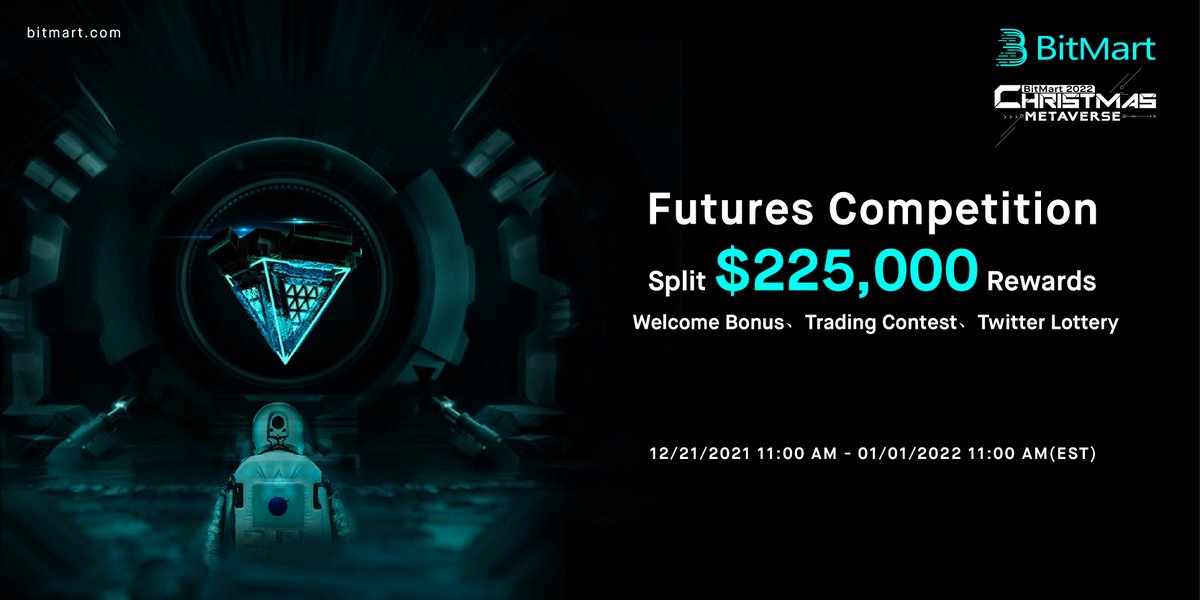 BitMartExchange's tweet photo. 🎅#Christmas Metaverse #BitMart 2022
🔶Futures Competition🔶

✅0 fees on your first trade
✅Trading contest with $20k BMX as grand prize
✅Share your ROE on Twitter with #BitMartFuturesTrade to join the lottery

🔗https://t.co/MZpylH5Sin https://t.co/3TAvJylfdy